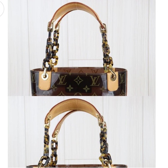 💎 RARE 💎 LOUIS VUITTON Cabas Amble PM Tote Bag CLEAR  WITH RECEIPT - Picture 14 of 14